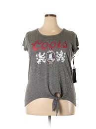 details about nwt rock republic women gray short sleeve t shirt 2x plus