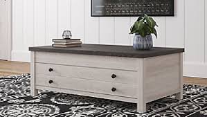 Coffee tables (gray lift top rectangle wood cocktail living room end table side modern furniture. Gray Rectangular Lift Top Coffee Tables Ashley Furniture Homestore