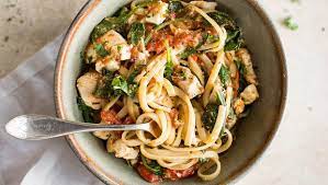 Crisp chicken coated in tortilla chip crumbs is served with a quick tomato sauce and deliciously decadent melted brie sauce. The Easiest Healthy Chicken Pasta Recipe For Your New Diet Routine