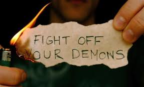 Quotes About Battling Demons. QuotesGram via Relatably.com