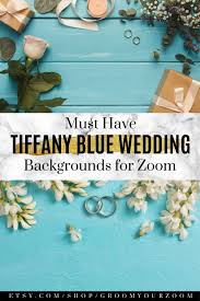 Tiffany Blue Wedding Zoom Background 2 Digital Backgrounds Etsy Tiffany Blue Wedding Blue Wedding Tiffany Blue