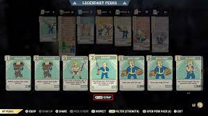 Legendary perk cards nukesdragons has a fantastic fallout 76 character builder, and if you're looking to create a build concept before you go for the real thing, definitely check out: Bethesda Support