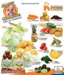 Chedraui Frutas Y Verduras 19 Y 20 De Abril Frutas Y Verduras Verduras Frutas