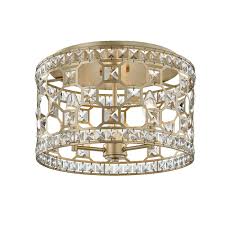 Made in the usa yet offered at factory direct jewelry price, 1.60 ct champagne diamond half eternity. Fifth And Main Lighting Paris 10 75 In 3 Light Champagne Gold Flush Mount Wl 2146 The Home Depot