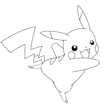 Pikachu Lineart2 By Michy123 On Deviantart Pokemon Coloring Pages Kids Coloring Books Pikachu