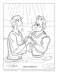 Download this adorable dog printable to delight your child. Jesus Baptism Coloring Page Children S Bible Activities Sunday School Activities For Kids