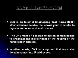 Dynamic Domain Name System