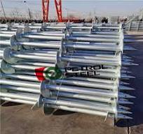 Galvanized Ground Screw Anchors