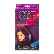 Hair Chalk Mascara Temporary Hair Color Claire S Headband Hair Extensions Purple Hair Extensions Headband Hairstyles