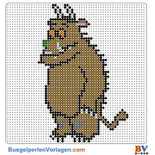Gruffelo Bugelperlen Vorlage Auf Buegelperlenvorlagen Com Kannst Du Eine Grosse Auswahl An Bugelperlen Vorl Bugelperlen Vorlagen Bugelperlen Hama Perlen Muster