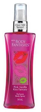 Body Fantasies Pink Vanilla Kiss Fantasy Body Spray Corporal 94 Ml