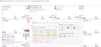 applied date selection use lunar calendar to plot bazi chart