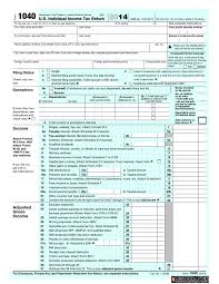 U S Individual Income Tax Return Forms Instructions Tax