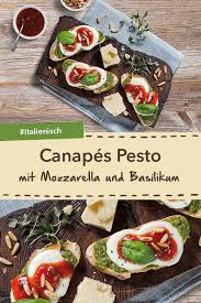Canapes Pesto Rezept Fingerfood Italienisches Fingerfood Italienische Vorspeisen