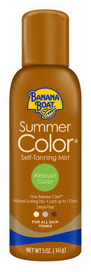 Banana Boat Summer Color Body Self Tanner Mist Airbrush Color 5 Oz Walmart Com Walmart Com