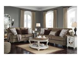 Benchcraft By Ashley Braemarstationary Living Room Group Brown Living Room Brown Living Room Decor Grey Walls Living Room