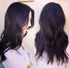 Wash off the color until the water runs clear and then condition it. Hair Color For Dark Brown Hair Purple Brown Hair Hair Styles Purple Tinted Hair