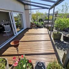 Holzterrasse Kebony Pine Clear In 2020 Terrasse Holz Carport Holz Terrassendielen