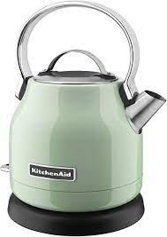 The perfect cup of tea. Amazon Com Kitchenaid Kek1222pt 1 25 Liter Electric Kettle Pistachio Kitchen Dining