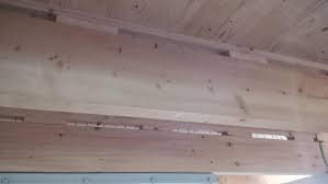 Eine verlängerung an die verbindung zwischen tor und schlitten anbasteln. Werkstatt Decke Dammen Mit Sichtbalken