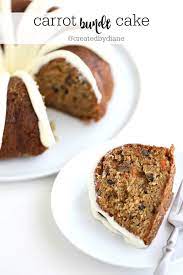This recipe of the best carrot cake has a smooth and delicious cream cheese frosting. Carrot Bundt Cake Created By Diane