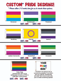 Javascript is required to use the interactive search features. Custom Pride Flag Elmers Flag And Banner