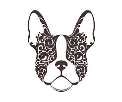 Boston Terrier V3 Tribal Dog Breed Custom Vinyl Decal Etsy Boston Terrier Tattoo Boston Terrier Dog Tattoos