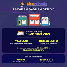 Geran ini dibuka pada 1 mei 2020 hingga 15 mei 2020 lepas dengan kadar bantuan rm3000 setiap peniaga mikro. Tarikh Bayaran Rayuan Geran Khas Prihatin 2 0