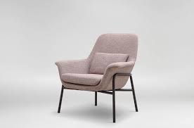 With A Mid Century Modern Aura The Noble Lounge Chair Is Every Inch Contemporary Its Unique Shape And Matte Black Metal Frame Hip Furniture Furniture Chair