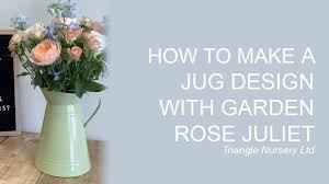 Maybe you would like to learn more about one of these? How To Make A Jug Arrangement With Garden Roses In Peach And Blue Wholesale Flowers Direct Youtube
