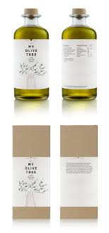 My Olive Tree Typeface Is Nice And I Like The Texture Of The Label Very Natural Ambalaj Tasarimi Cam Sise Sise