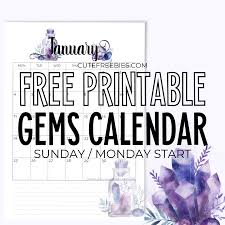 Request your free 2022 fellowship calendar, blessings from the holy land, to . Free Printable 2022 Calendar Pdf Crystal Gems Cute Freebies For You