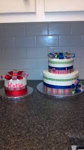 Birthday Cake For Grandma And Granddaughter Grandmother Granddaughter Ribbon Birthday Cakes Cake Cakes For Women Birthday Cake