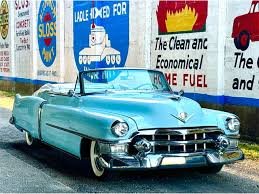 Image result for Azure Blue 1953 Cadillac