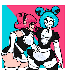 _× — maid service collab with blueBORG16! i did the...