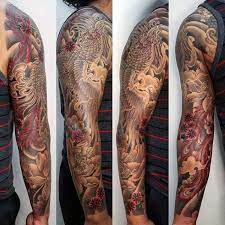 50 Japanese Phoenix Tattoo Designs For Men Mythical Ink Ideas Phoenix Tattoo Design Japanese Phoenix Tattoo Sleeve Tattoos