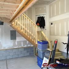 What is ideal garage attic stairs, title: Garage Loft Stairs Ideas Novocom Top