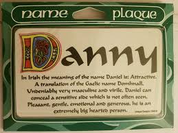 Irish Theme Personalized Name Daniel Meaning Plaque Wall Sign Made In Ireland Wall Signs Irish Theme Wall Plaques