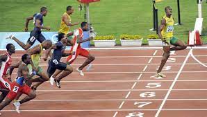 Team gb's zharnel hughes is disqualified from the men's 100m final at tokyo olympics for a false start as italy's lamont jacobs secures shock gold medal in 9.8s ahead of usa's fred kerley and. David Ashdown S Sports Picture Diary Beijing Olympics Usain Bolt The Independent The Independent