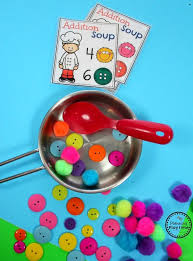 Kindergarten Math Addition Activity For Kids Addition Soup Kindergarten Math Games Addition Kindergarten Math Addition