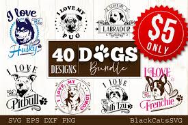 Paw dog svg free, pet svg, animal svg, instant download, silhouette cameo, shirt design, dog svg, free vector files, cutting files 0972. Dogs Svg Bundle 40 Designs 293183 Cut Files Design Bundles