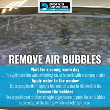 Fill the spray bottle with a half teaspoon of mild soap to each quart of water. Dean S Autoglass On Twitter Removing Air Bubbles From A Bad Window Tint Job Is As Easy As 1 2 And 3 Diy Windowtinting