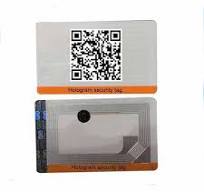NFC hologram security fuel sticker label Hologram Sticker
