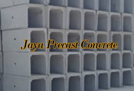 Saluran u ditch jakarta berbentuk saluran u, saluran. U Ditch Jaya Precast Concrete