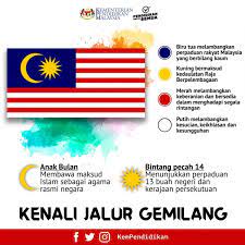 Pada artikel ini saya tambahkan 2 poin yaitu warna pink dan ungu, kedua warna tersebut. Kenali Jalur Gemilang Maksud Bendera Malaysia