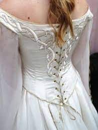 White Celtic Medieval Inspired Wedding Dress Astonishingly Beautiful Celtic Wedding Dress Medieval Wedding Dress Celtic Dress