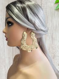 3 Pairs Sizes Gold Hoop Earrings