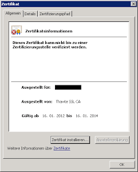 If a company has the budget for 3rd party wildcard certs then surely it could afford to diy. Probleme Mit Ms Forefront Tmg 2010 Und Intermediate Ssl Zertifikaten Von Thawte Layer9