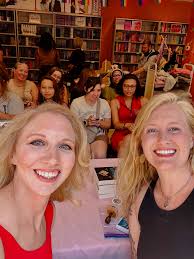 Had SUCH a fun afternoon at @friendstoloversbookstore with  @roselynclarkebooks! Thanks to everyone who came out!! I think if you  subtract the time we spent talking, I sold out in 30 min!! 😱🥰🫶