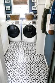 Diy Moroccan Vinyl Tile Floor Bless Er House Laundry Room Flooring Laundry Room Decor Laundry Mud Room